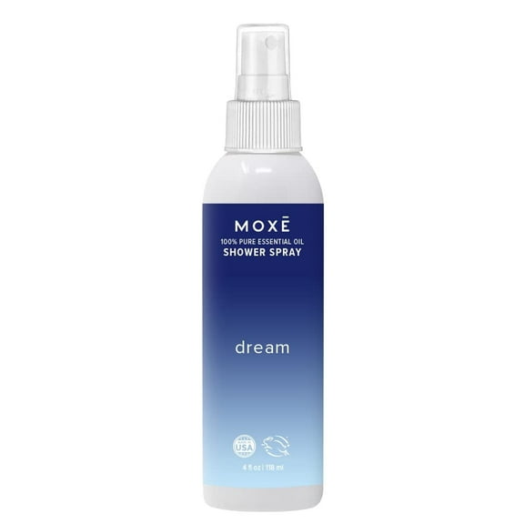 MOXE Dream Steam Shower Spray Lavender Essential Oil Shower Mist for Stress Relief and Relaxation 4 oz 2 Pk