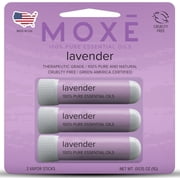 MOXE Nasal Stick Inhaler Lavender Essential Oil Scent , 3-Pack