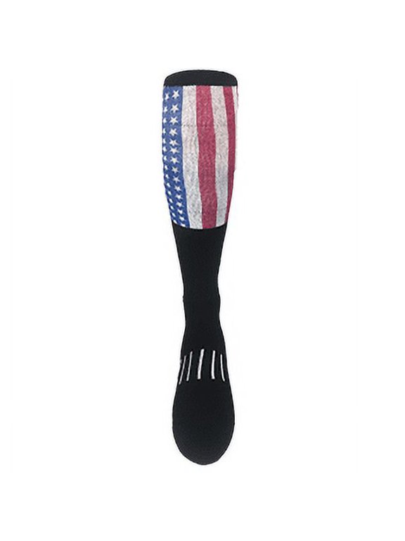 MOXY Sock The American Flag Deadlift Block Knee-High Dye-Sublimated Socks