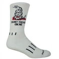 thumbnail image 1 of MOXY Socks All-American White Crew Don’t Tread on Me! USA Performance Crew Socks, 1 of 1