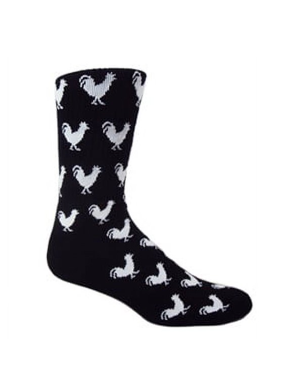 Coo Coo Chicken Fun Crew Fitness Novelty Socks