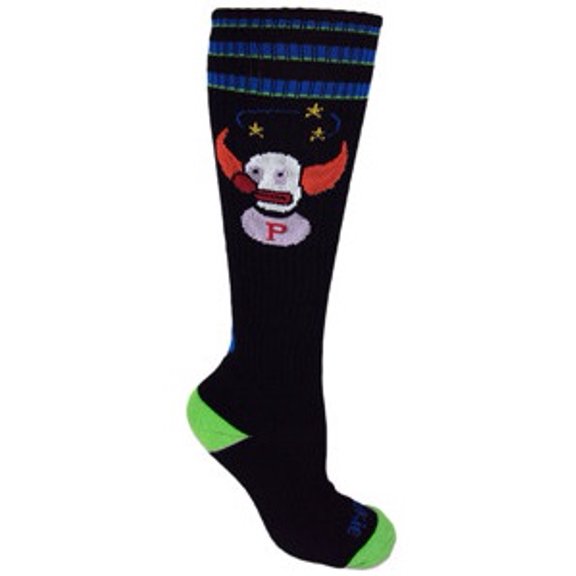 MOXY Socks Knee-High Pukie the Clown Fitness Novelty Socks