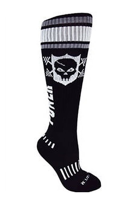 Powerful Power Skull Knee-High Fitness Deadlift Socks