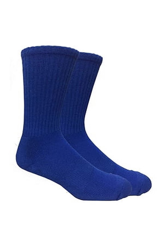 Royal Blue Running Buddy Performance Athletic Running Crew Socks