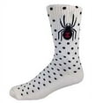 thumbnail image 1 of MOXY Socks White with Black Dots "Black Widow" Skater Crew Socks, 1 of 1