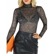 MOYIKO-Glitter-Mesh-Sheer-Long