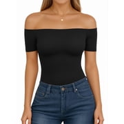 Denim Off The Shoulder Tops for Women