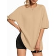 thumbnail image 1 of MOYIKO Oversized T Shirts for Women Short Sleeve Loose Fit Crewneck Tees Summer Tops, 1 of 7