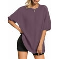 thumbnail image 1 of MOYIKO Oversized T Shirts for Women Short Sleeve Loose Fit Crewneck Tees Summer Tops, 1 of 7