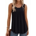 thumbnail image 1 of MOYIKO Womens Summer Tank Tops Sleeveless T Shirt Casual Loose Fit Tunic Blouses, 1 of 7