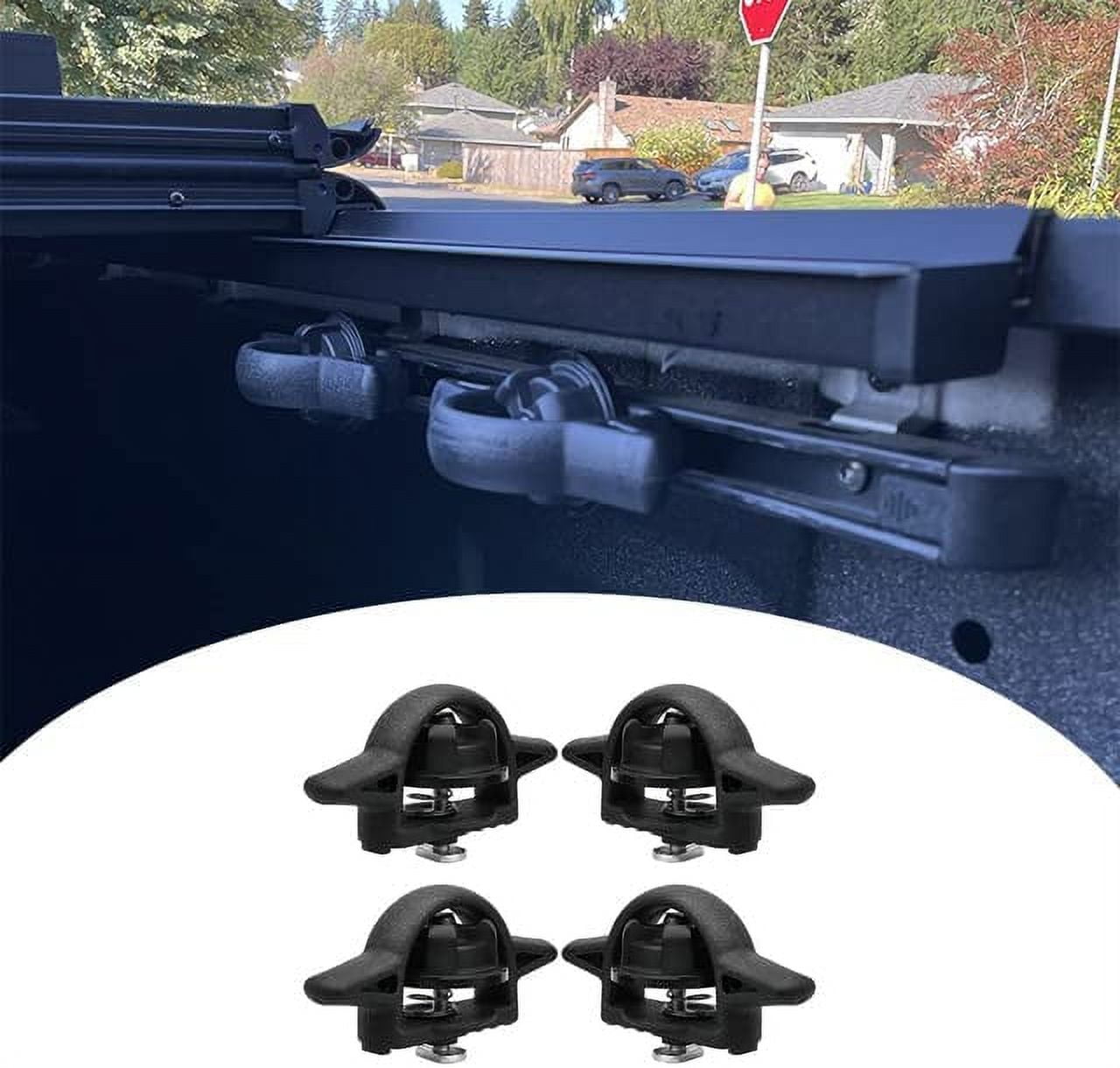MOYISHI 4PCS Tie Down Anchors Truck Bed Side Wall Anchor for Jeep