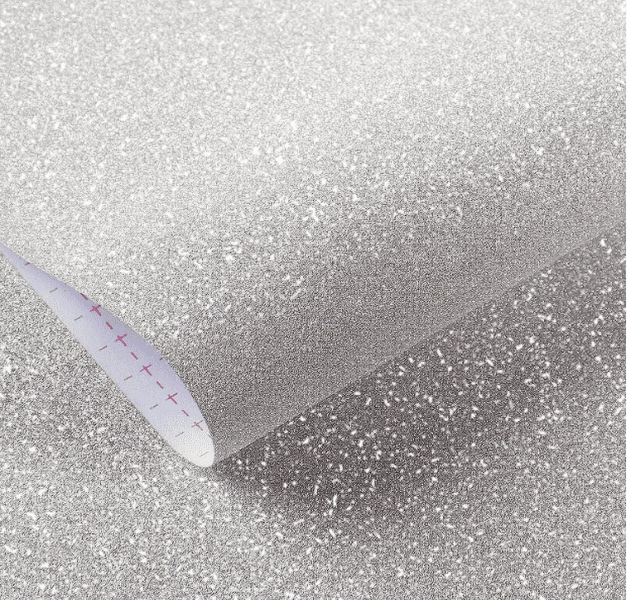 MOYISHI Glitter Wallpaper Stick and Peel Glitter Contact Paper for