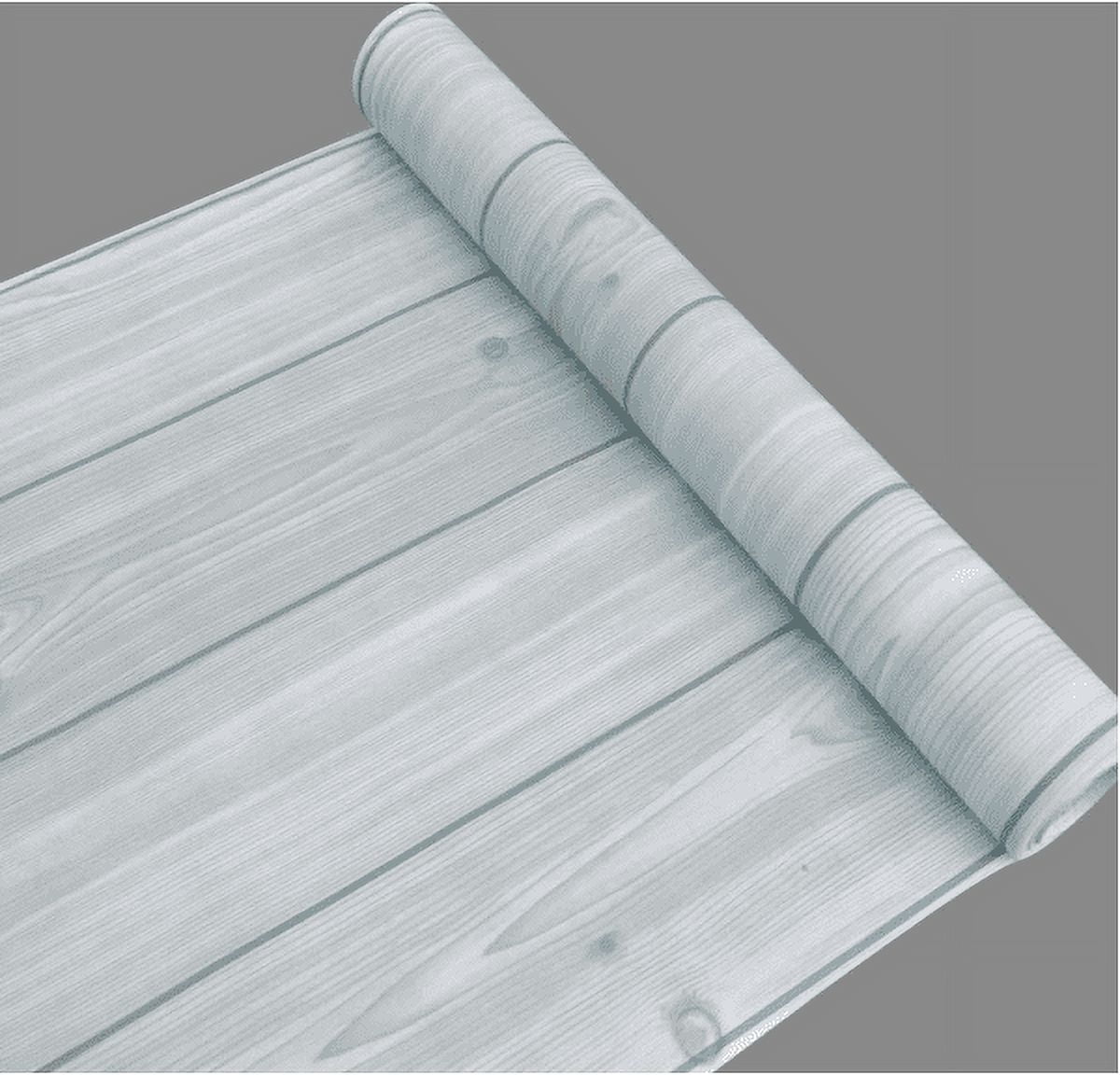 MOYISHI Grey Wood Grain Furniture Paper for Countertop Self-Adhesive Shelf Liner Door Sticker 17.7 Inch by 9.8 Feet