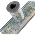 thumbnail image 1 of MOYISHI Self Adhesive 3D Blue Flower Waterproof Wallpaper Border Peel and Stick for Bathroom Kitchen Counter Top Tiles Sticker,4 Inch by 16.5 Feet, 1 of 6