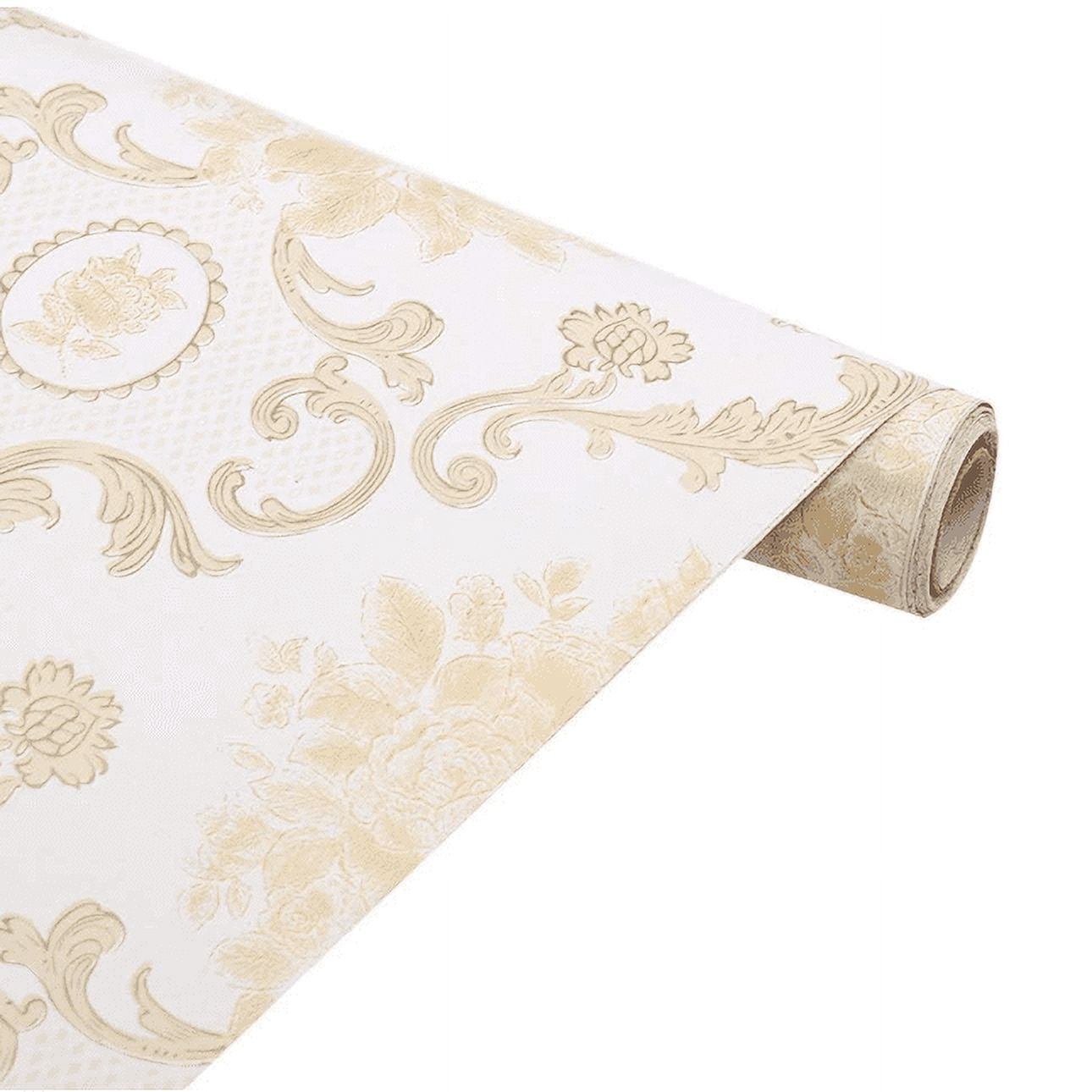 MOYISHI Vintage Shelf Liner Self-Adhesive 17.7x177 Inch Drawer Covering ...