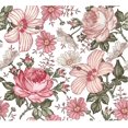 thumbnail image 1 of MOYISHI Wall Multicolor Peony Daisy Peel and Stick Wallpaper Self Adhesive Wall Mural Wall Decor, 14.5 Square Ft/Roll (17.7“x118”, Pink), 1 of 6