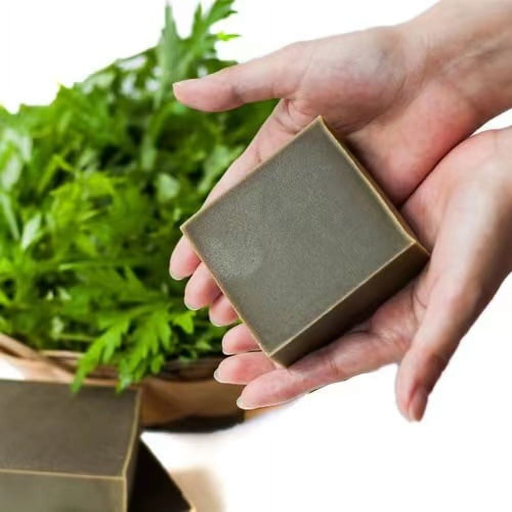 MOYISHI Wormwood hand soap Ai leaf soap heat rash oil control cleansing