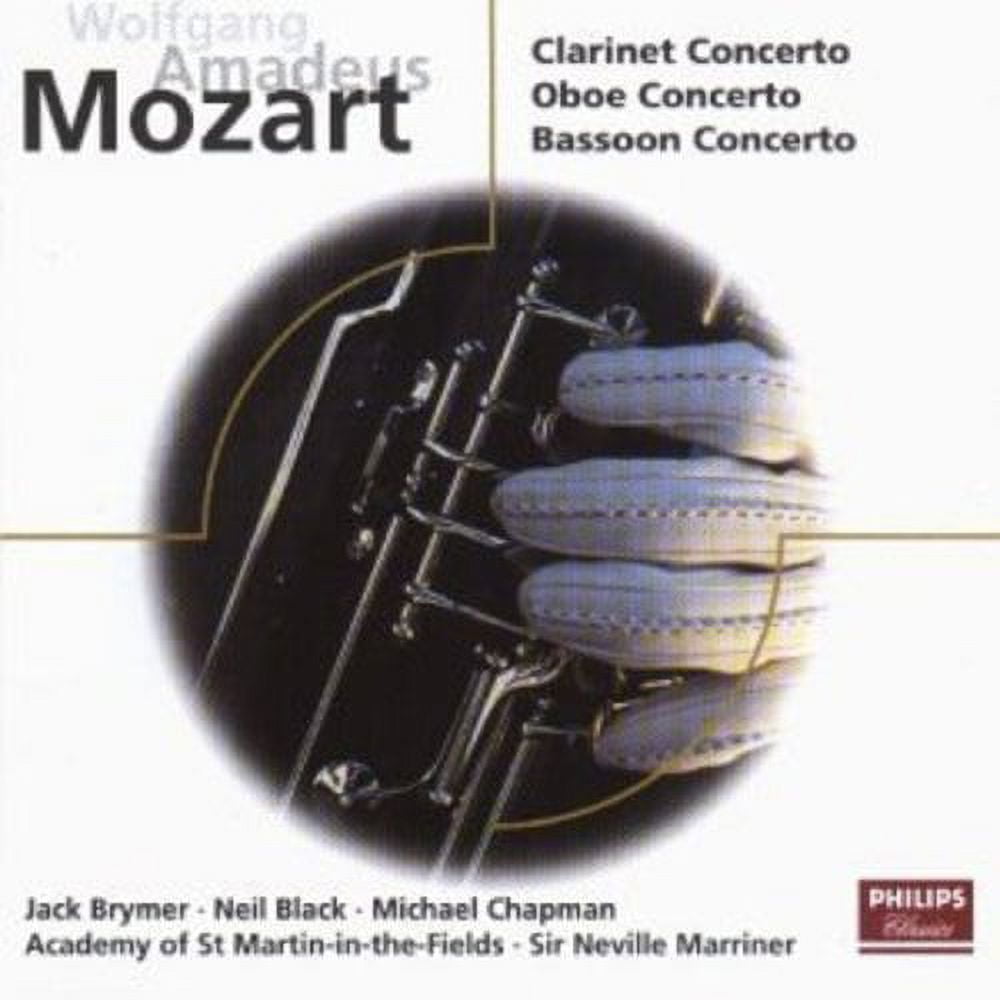 MOZART: CLARINET CONCERTO; OBOE CONCERTO; BASSOON CONCERTO [028946811627]