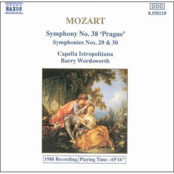 MOZART: SYMPHONY NO. 38 'PRAGUE'; SYMPHONIES NOS. 29 & 30