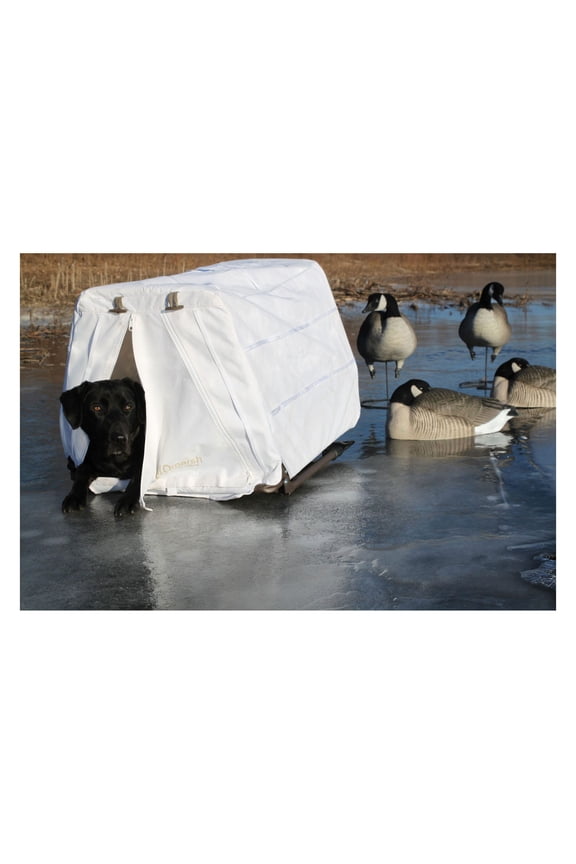 InvisiLAB Elevated Dog Blind Snow Cover