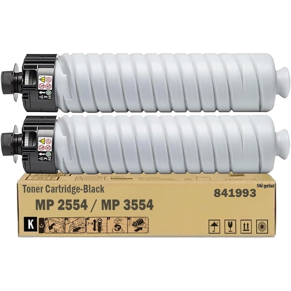 MP 2554 MP 3554 Black Toner Cartridge Replacement Ricoh Lanier Savin MP2554 MP2555 MP3054 MP3055 MP3554 MP3555 MP4054 MP4055 MP5054 MP5055 MP6054 MP6055 IM2500 IM3500 IM4000 IM5000 IM6000