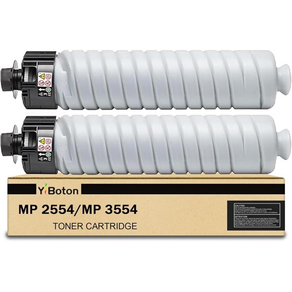 MP 2554 MP 3554 Toner Cartridge Black Compatible for Ricoh Lanier Savin MP2554 MP2555 MP3054 MP3055 MP3555 MP5054 Printer(2 Pack)