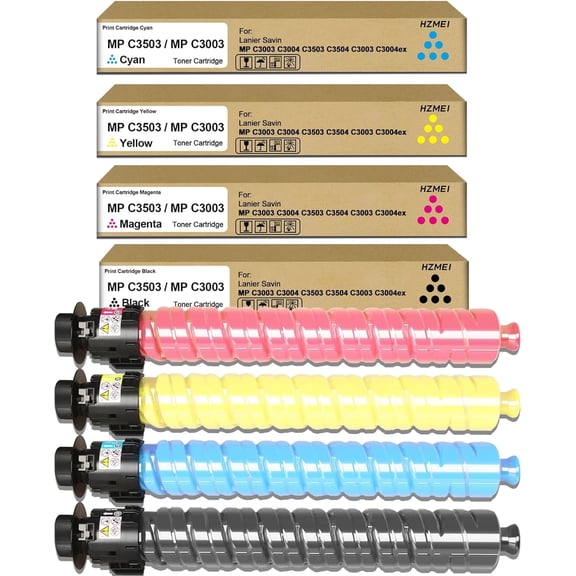 MP C3003 MP C3503 Toner Cartridge 841813 841816 841815 841814 MPC3503 MPC3003 Toner Compatible for Ricoh Lanier Savin MP C3003 C3004 C3503 C3504 C3003 C3004ex Series Printer