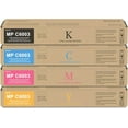 thumbnail image 1 of MP C6003 Toner Cartridge Set High Yield Black Cyan Magenta Yellow Toner Cartridge 4-Pack - OWRD841849 841852 841851 841850 Toner Replacement for Ricoh Aficio MP C4503 C5503 C6003 Printer, 1 of 7
