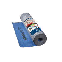 QuietWalk 360 sq ft Recycled Fiber Underlayment with Built-in Vapor Barrier for Laminate and Engineered Wood Flooring