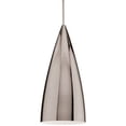 thumbnail image 1 of MP-LED966-CH/CH-WAC Lighting-Bullet-LED Pendant with Monopoint Canopy-4 Inches Wide by 8.94 Inches High-Chrome Finish-A19 Medium Base Lamp Base Type, 1 of 2