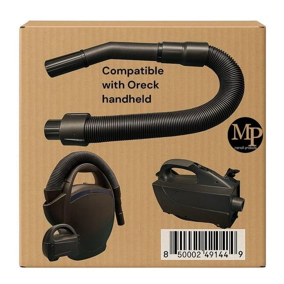 MP Maresh Products Vacuum Hose Replacement for Oreck BB Hand Held Vacuum Cleaner ? Twist-N-Lock, Compatible with Oreck Buster B for Powerful Cleaning Performance Durable 4' Hose (Black)