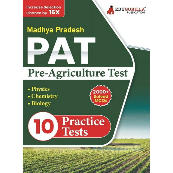 MP Pat: Pre Agriculture Test PCB Book (English Edition) 2023 Physics, Chemistry and Biology 10 Full Practice Tests with , (Paperback)