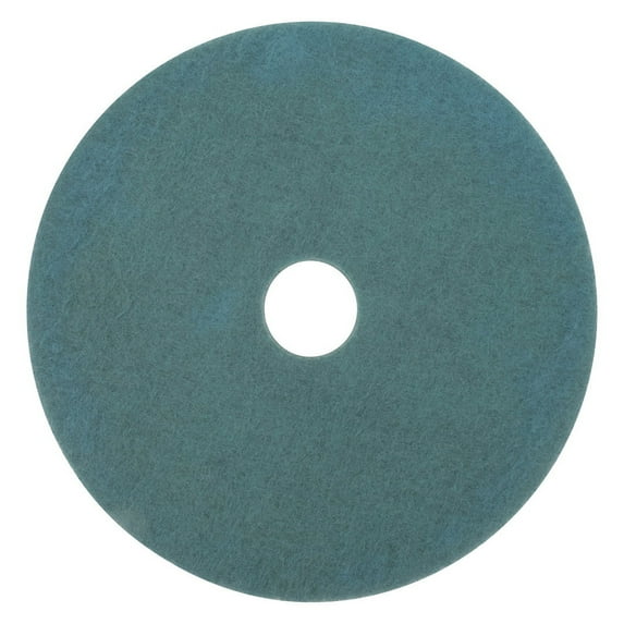 MP Professional FullCycle Round High Speed Burnishing Floor Pad, 27", Aqua | 5/Case