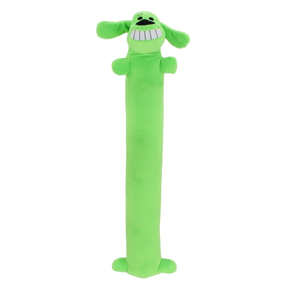 Multipet Plush Smiling Dog Toy with Squeaker, Large Size