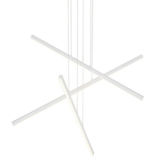 MP10303-WH-Kuzco Lighting-Vega - 95W LED Pendant-1.5 Inches Tall and 0.75 Inches Wide-White Finish