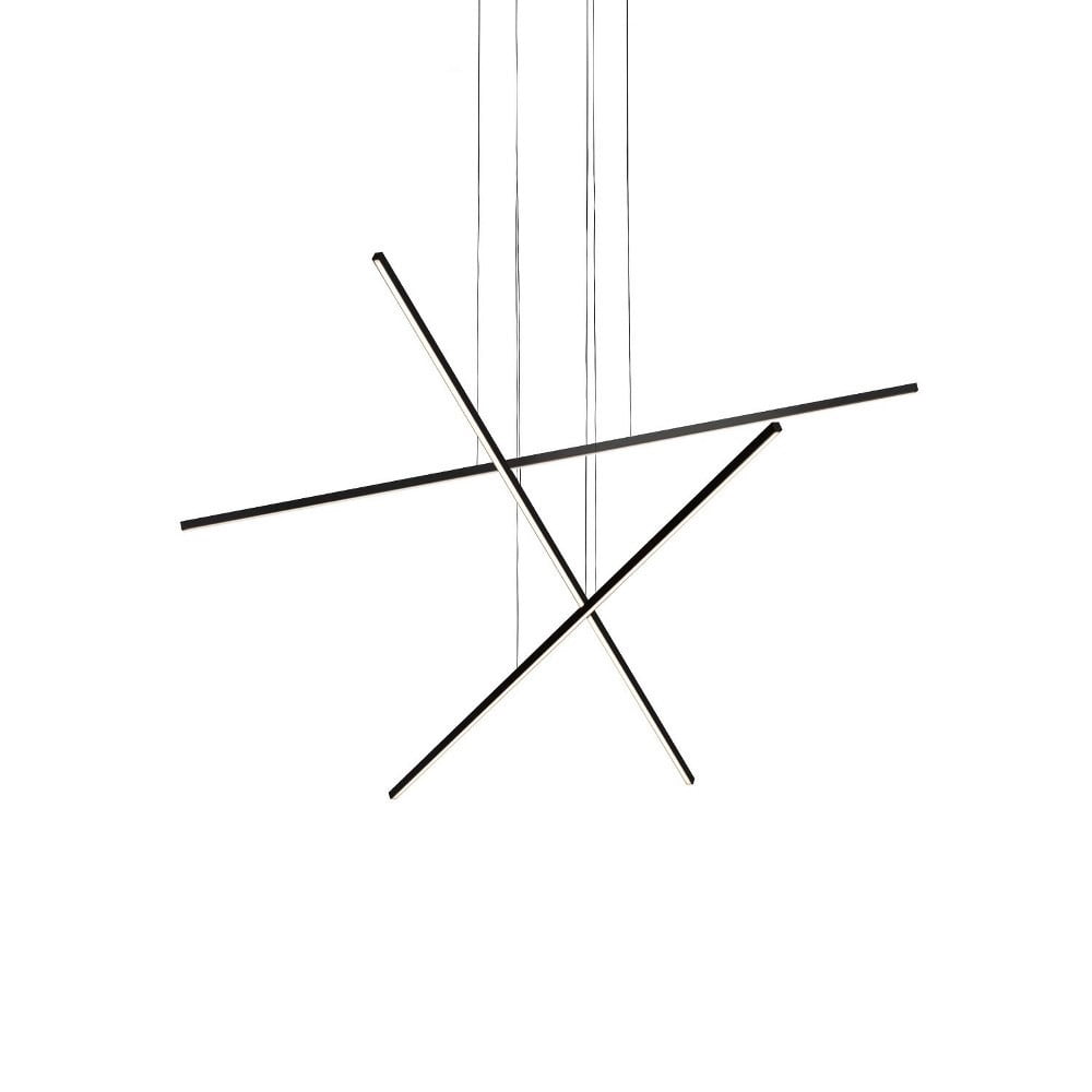 MP18203-BK-Kuzco Lighting-Vega Minor - 69W LED Pendant-0.5 Inches