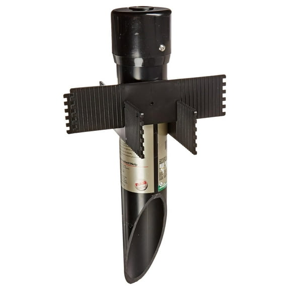 MP19B Mighty Post, 3" Diameter x 19" Height, Black, Multicolored