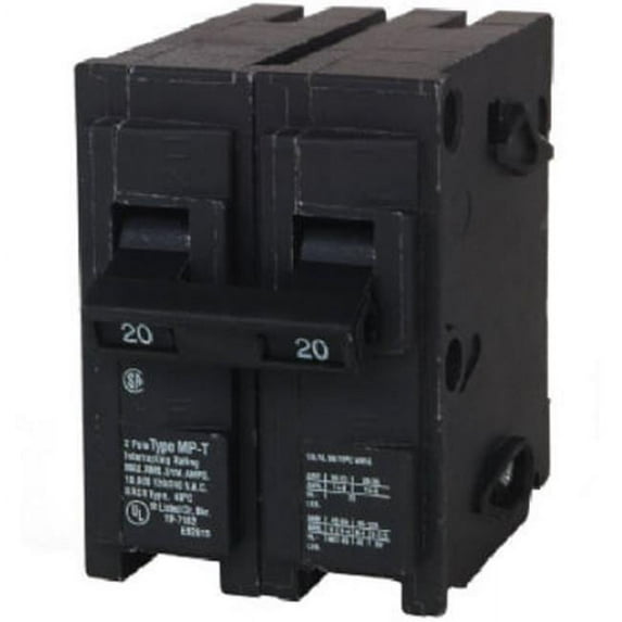 MP215 15-Amp Double Pole Type MP-T Circuit Breaker