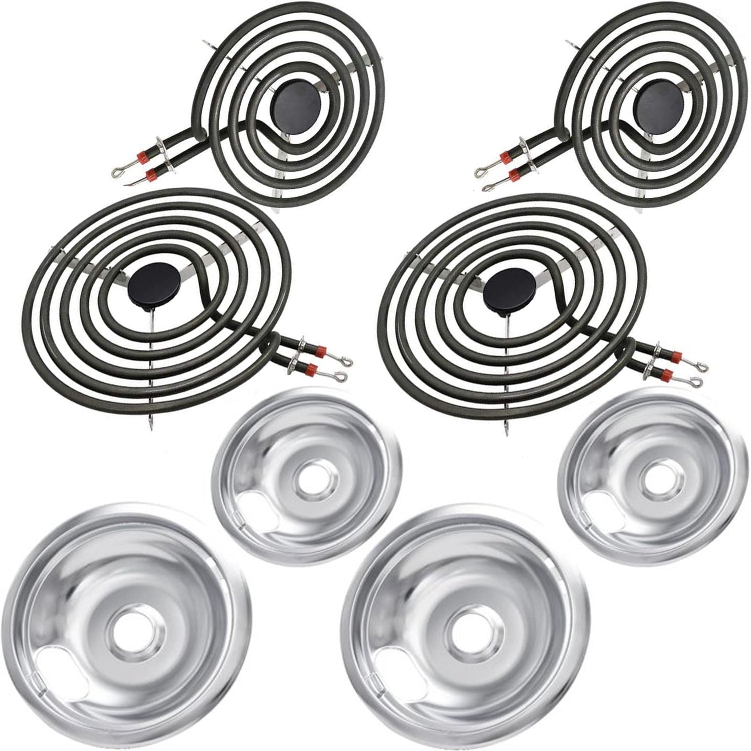 MP22YA Electric Range Burner Element Unit Set Replacement Set & Drip