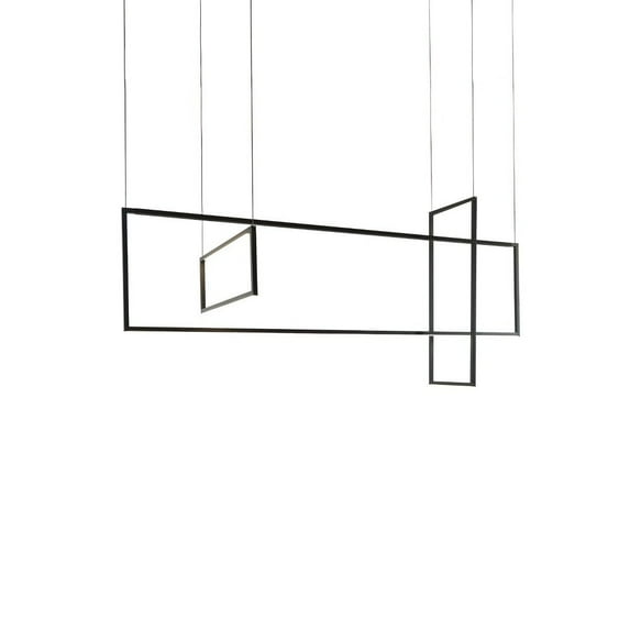 MP28356-BK-Kuzco Lighting-Arkell - 90W LED Pendant-24 Inches Tall and 19 Inches Wide-Black Finish