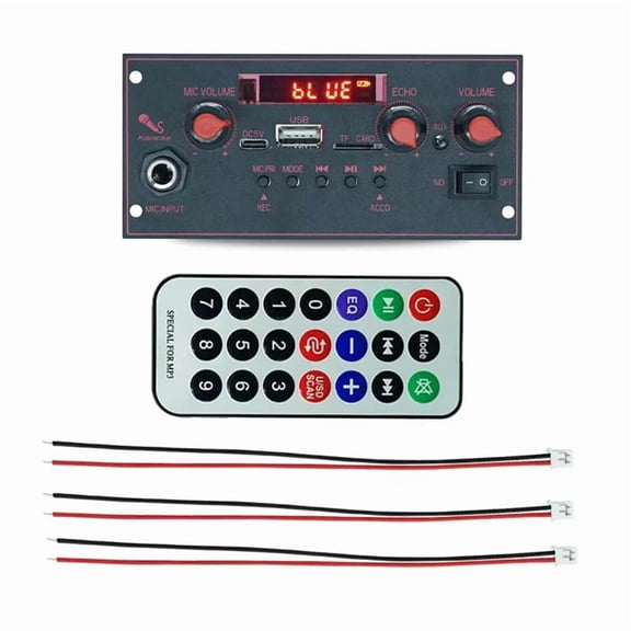 MP3 Audio Decoder Board for Speaker Lossless MP3/WMA/WAV/Flac/Ape Recording Car Music MP3 Decoder Board USB AUX TF FM,A