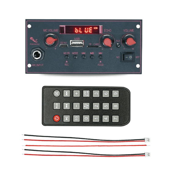 MP3 Audio Decoder Board for Speaker Lossless MP3/WMA/WAV/Flac/Ape Recording Car Music MP3 Decoder Board USB AUX TF FM,B,1 * Decoder Board set