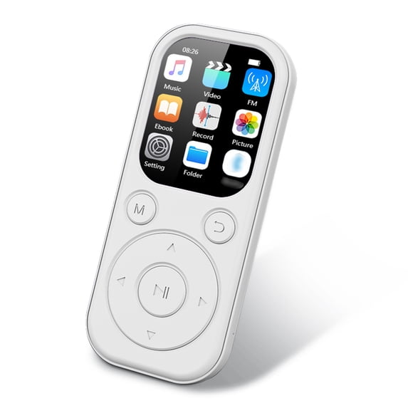 MP3/MP4 Player 2.01" IPS Screen Portable Songs Player With BT 5.4 Video/Voice Recorder/FM Radio/E-Book 12 Hours Playback Lossless Sound