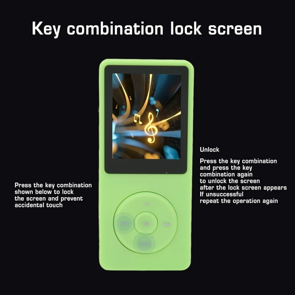 MP3/MP4 Player, 8GB Storage, Expandable To 64GB, Long Battery Life, FM Radio Voice Recording