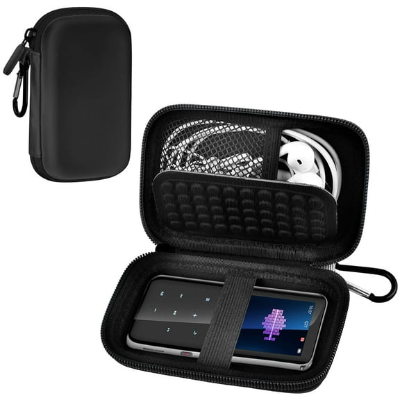 MP3 MP4 Player Case Fit for AIWORTH/ for MIBAO/ for SUPEREYE Music Players-Black