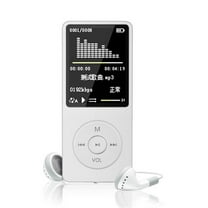 MP3 MP4 Player with Headphone 70 Hours Playback, Up to 128GB, Lossless Sound Music Player FM Recorder Card, Mp3 Player for Sports, Portable Voice Recorder with Noise Cancelling