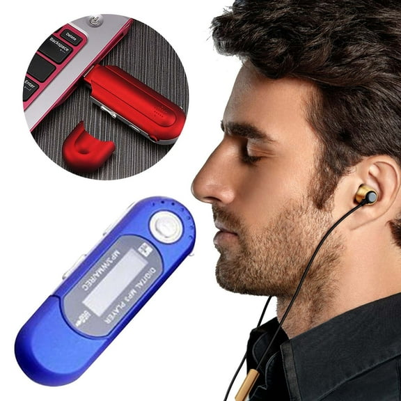 MP3 MP4 Player with Screen and Lyrics Display USB Direct Plug In Long Standby Memory 4GB/8GB Model Battery Powered Portable Music Player