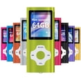 thumbnail image 1 of MP3/MP4 Portable Player,1.8 Inch LCD Screen,Max Support 64GB,Green, 1 of 5