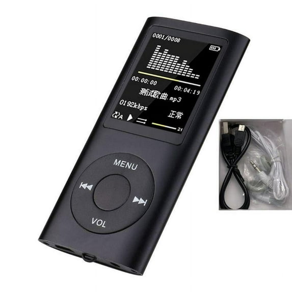 MP3 Music Player HIFI MP6 Player Digital LCD Screen Voice Recording FM Radio Recorder Player Card Reader