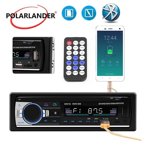 MP3 Player 1 Din 12V Car Stereo Radio BT/FM/USB/AUX/U-disk/Romote Control Single Din